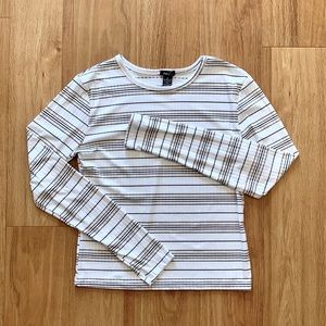 Rue21 Striped Ribbed Long Sleeve Shirt • XL